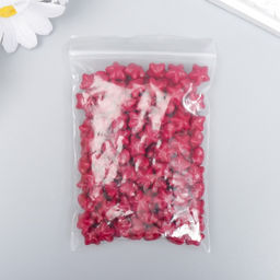 Сургуч в гранулах в пакете Звёздочки фуксия матовый 55 гр 12х8 см - Simaland фото 3