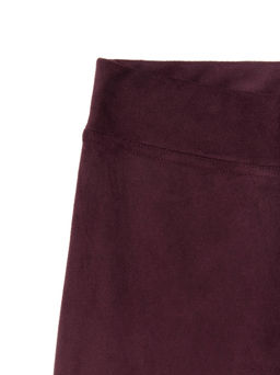 CONTE Ультрамягкие леггинсы из искусственной замши VELVET bordo - Conte elegant фото 5