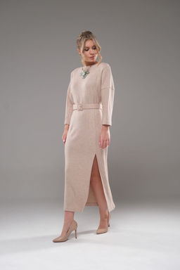 Платье Galean Style 948 бежевый