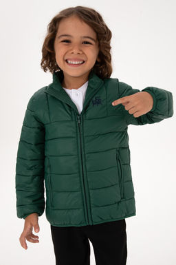 Erkek _ocuk Koyu Ye_il Mont Sepette S_rpriz _ndirim