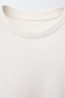 TEXTURED KNIT T-SHIRT - Zara фото 3