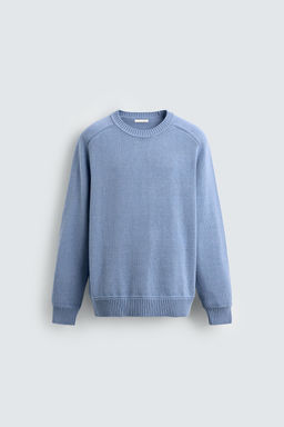 COTTON-CASHMERE SWEATER