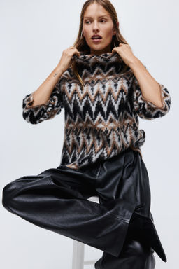 Jersey en mezcla de mohair con cuello perkins - H&m фото 8