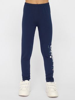 CRB wear/CWKG 70259-41-329 Брюки модель "легинсы" для девочки,темно-синий/Ex.Cherubino