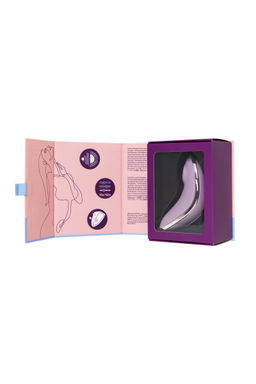 Вакуум-волновой бесконтактный стимулятор клитора Satisfyer Vulva Lover 1, силикон, фиолетовый  фото 11