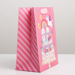 Пакет ламинированный вертикальный Моё чудо, MS 18 23 10 см - Дарите счастье фото 2