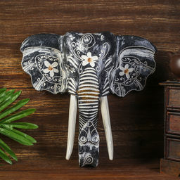 Сувенир дерево Голова слона 28х26х10,5 см