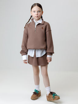 КР 7149/капучино к631 юбка для дев