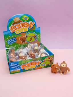 Брелок мялка - антистресс Pretty aminals, шоубокс 12 шт.