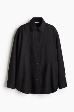 Camisa oversize de lino