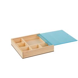 Заготовка для декорирования Mr. Carving ВД-736 Органайзер №4 с крышкой сосна 20.8 х 20.8 х 4 см 6 ячеек  фото 3