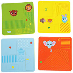 Детская развивающая игра Крошка Я «Маленький строитель / Транспорт», EVA + карточки, виды МИКС, Крошка Я