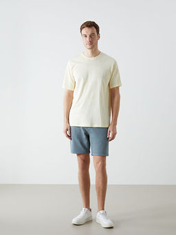 Bisiklet Yaka Penye Erkek Ti??rt