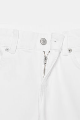 JEANS TRF WIDE LEG TIRO BAJO / Blanco - Zara фото 6
