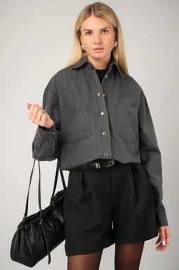 Женская джинсовая рубашка Happyfox