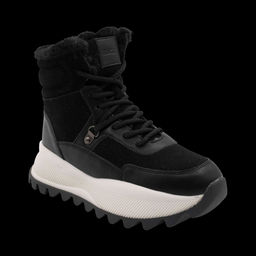 Ботинки на меху С125 черные