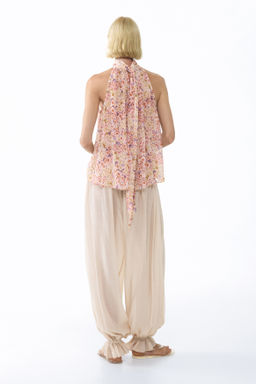 Tie-detail chiffon top - H&m фото 6