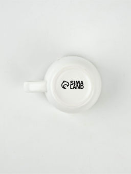 Чайная пара Счастье уже здесь: кружка 200 мл, блюдце 18?11 см, ложка