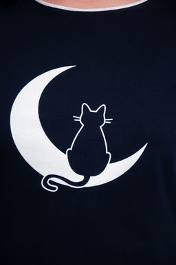 Арт. 10101 Пижама с брюками 44-54 (6 шт) Цвет:верх-темно-синий,низ бело-синий - Калинка фото 11