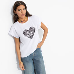 Футболка со спущенным плечом Оттенок настроения (heart) - Charutti фото 8