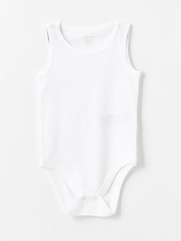 Bisiklet Yaka Basic Erkek Bebek ??t??tl? Bodysuit 2li
