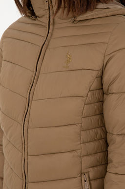 Женское пальто цвета хаки Неожиданная скидка в корзине - U.s. polo assn фото 14
