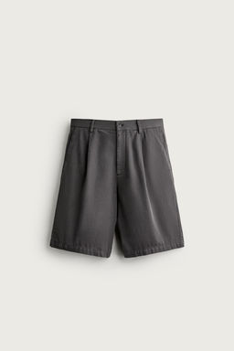 BERMUDA LAVADA RELAXED FIT / Gris - Zara фото 5