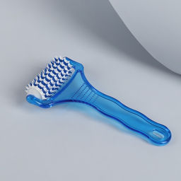 Массажёр «Рефлекс», 18×9×3 см, универсальный, с шипами, цвет синий/белый