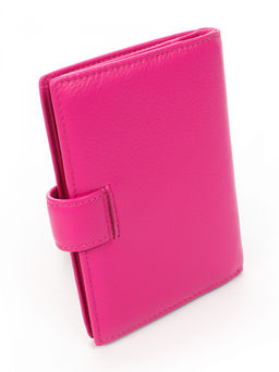 LACCOMA обложка для авто документов LA-3090-фуксия натуральная кожа  фото 2