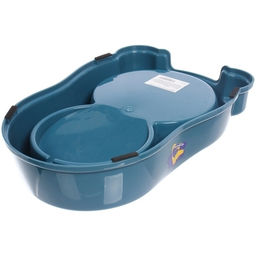 Автокормушка пластиковая "ДА БУДЕТ КОРМ!", цвет морская волна, 250мл / 500гр, 27.5*18*25см