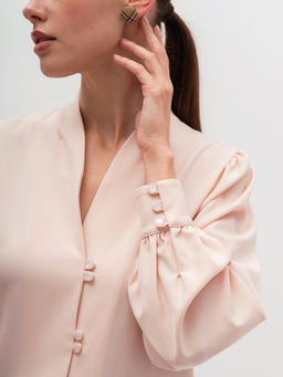 Блузка OD-735-10 бледно-розовый - Tantino фото 6