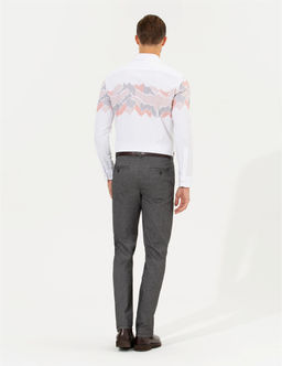 Antrasit Regular Fit _izgili Kanvas Pantolon - Pierre cardin фото 4