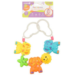 Растяжка на коляску/кроватку Крошка Я «Слоники», 3 игрушки, МИКС