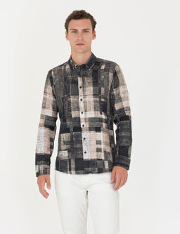Siyah Slim Fit Uzun Kollu G_mlek