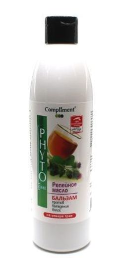 Compliment Phyto Care Бальзам д/в Репейное масло против выпадения волос. (500мл).12 /арт-F7271/
