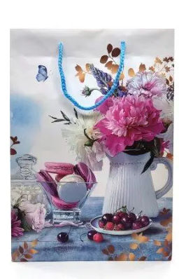 6194 Сумка подар.ламинир.mix ML 732-736 (22х31х10) для женщин *10