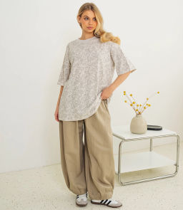 Футболка #КТ1200, светло-бежевый - Dommod фото 4