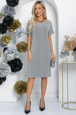 Платье Покоряя сердца (серебро) П11558 - Lt collection фото 7