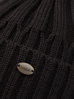 Шапка жен. шерсть+акр LB-BR55043 black - Labbra фото 7
