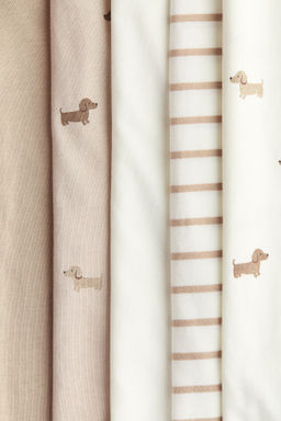 Pack de 5 pijamas enteros de algod?n