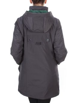 22-915 DARK GRAY Куртка демисезонная женская (100 гр. синтепон) PLOOEPLOO - Фабричный китай фото 5