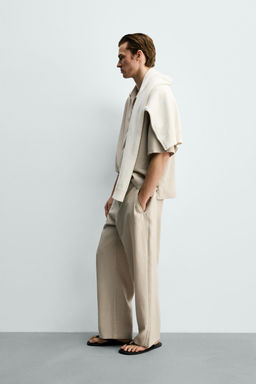 CAMISA FLUIDA RELAXED FIT / Crudo - Zara фото 4