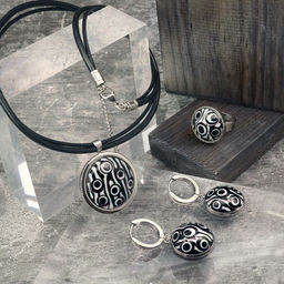 Серьги из муранского стекла ARTEFACT LS3209 - Vloes фото 6