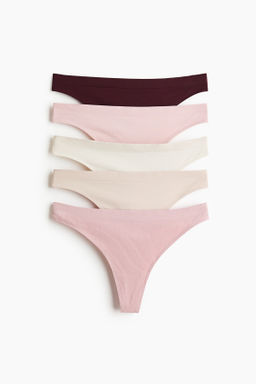Pack 5 bragas thong Seamless - H&m фото 8