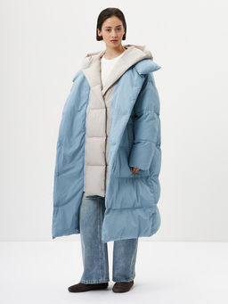 Пальто женское 12511-23052 blue/light grey