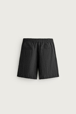 BERMUDA RELAXED FIT RELIEVE / Negro - Zara фото 6