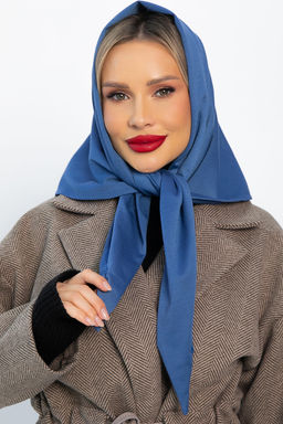 Косынка с отворотом (пепельно-синяя) КО21-23М