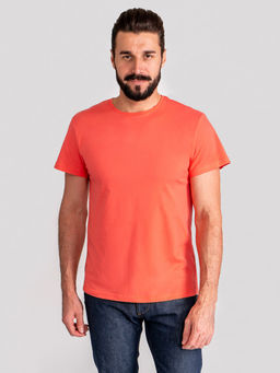 Футболка мужская короткий рукав GREG G145-RD-9012 (коралл)  фото 6
