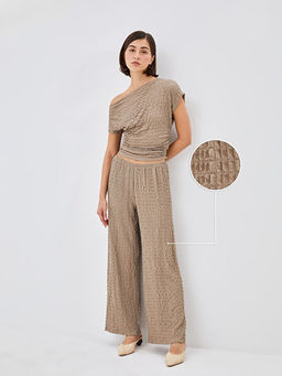 Beli Lastikli Dokulu Kad?n Pantolon