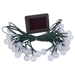 USL-S-231/PT4500 BUBBLE BALLS Садовая гирлянда на солнечной батарее Шарики-пузырьки. 30 светодиодов. Разноцветный свет. 1*АА Ni-Mh аккумулятор в/к. IP44. TM Uniel